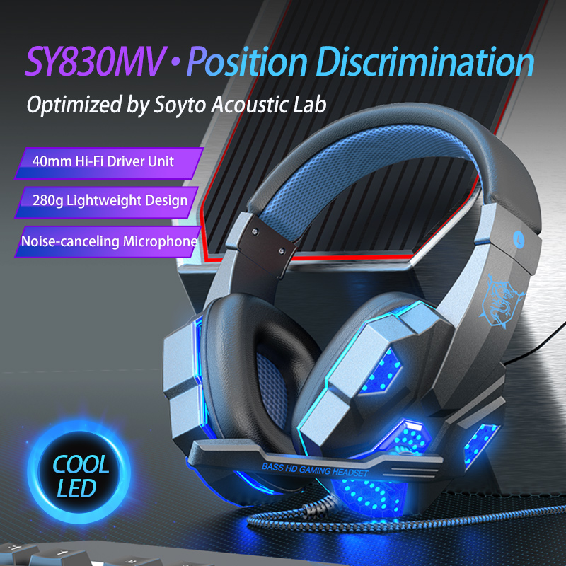 7.1 Surround Sound Gaming Head - огляд і ціна Gaming Headset With Mic Rgb