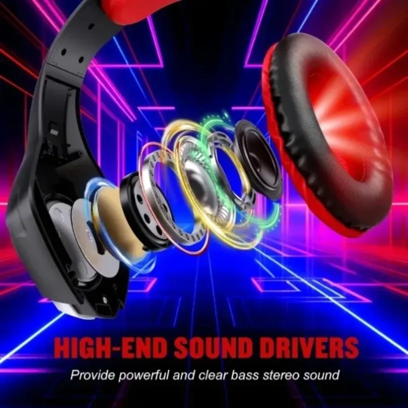 Wired Gaming Headset Over Ear  - огляд і ціна Gaming Headset With Mic Rgb