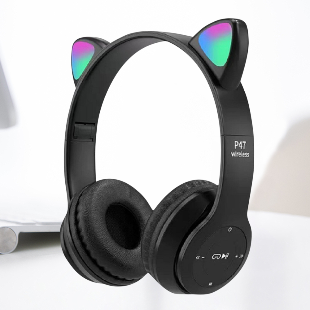 Cute Cat Ear Bluetooth Headpho - огляд і ціна Cat Ear Bluetooth Headset Led