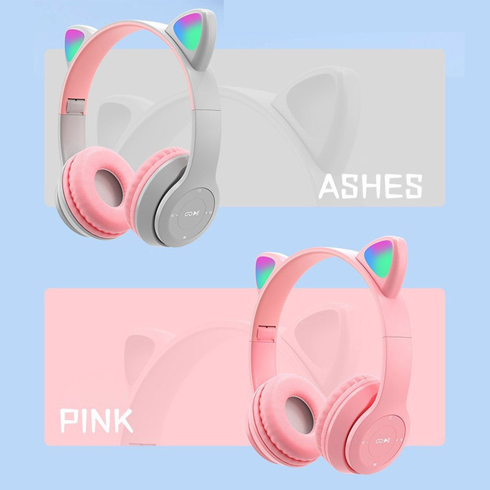 Cute Cat Ear Bluetooth Headpho - огляд і ціна Cat Ear Bluetooth Headset Led