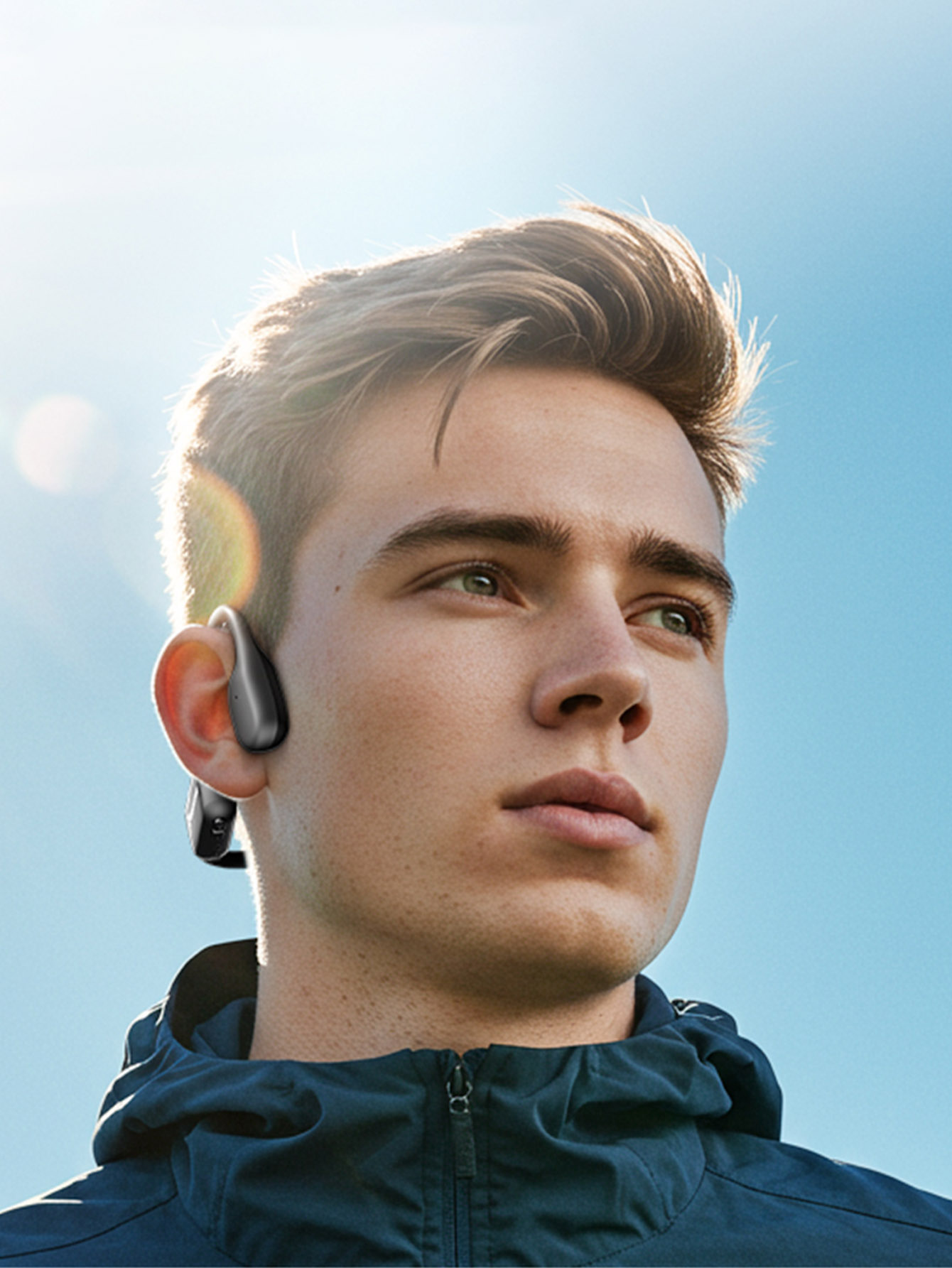 Open Ear Bone Conduction Bluet - огляд і ціна Bone Conduction Running Headphones