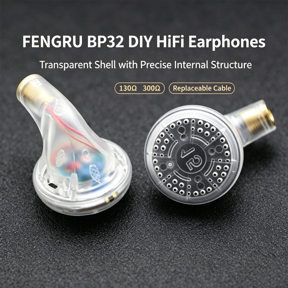 FENGRU BP32 Diy 130 ohm Beryll - огляд і ціна Planar Magnetic Iem Earphones