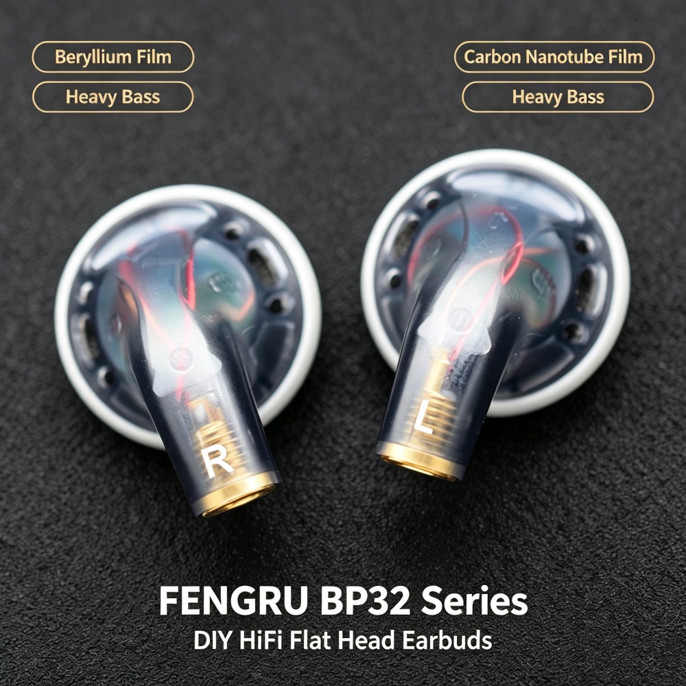 FENGRU BP32 Diy 130 ohm Beryll - огляд і ціна Planar Magnetic Iem Earphones
