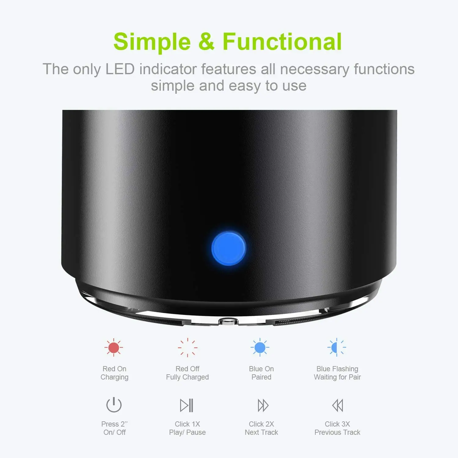 EWA A106 Pro Mini Bluetooth Sp - огляд і ціна Portable Bluetooth Speaker Waterproof Ipx7