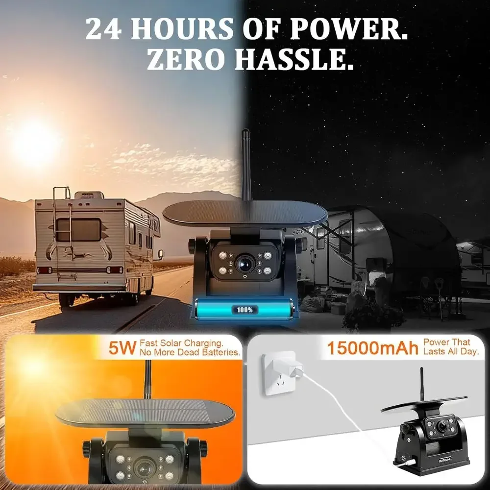 X5 Magnetic Solar Wireless Bac - огляд і ціна Cameras