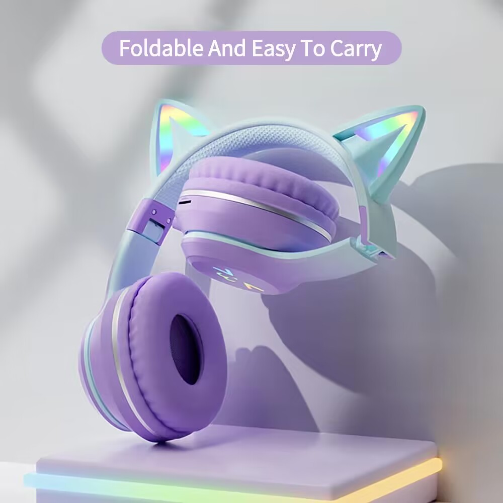 RGB Glow Earphones Wireless Ea - огляд і ціна Gaming Headset With Mic Rgb