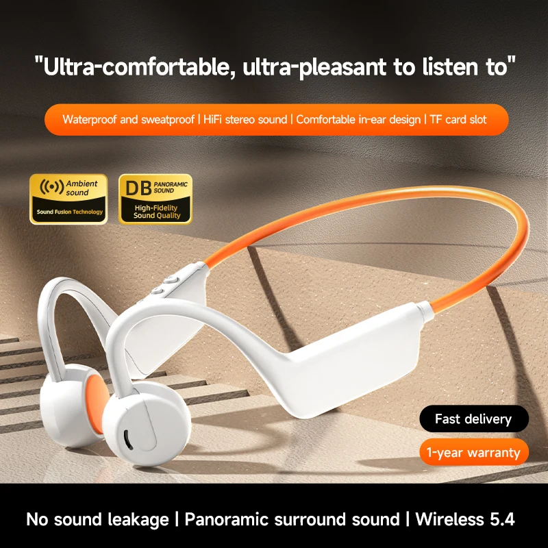 Bone Conduction Bluetooth Earb - огляд і ціна Anc Wireless Over Ear Headphones