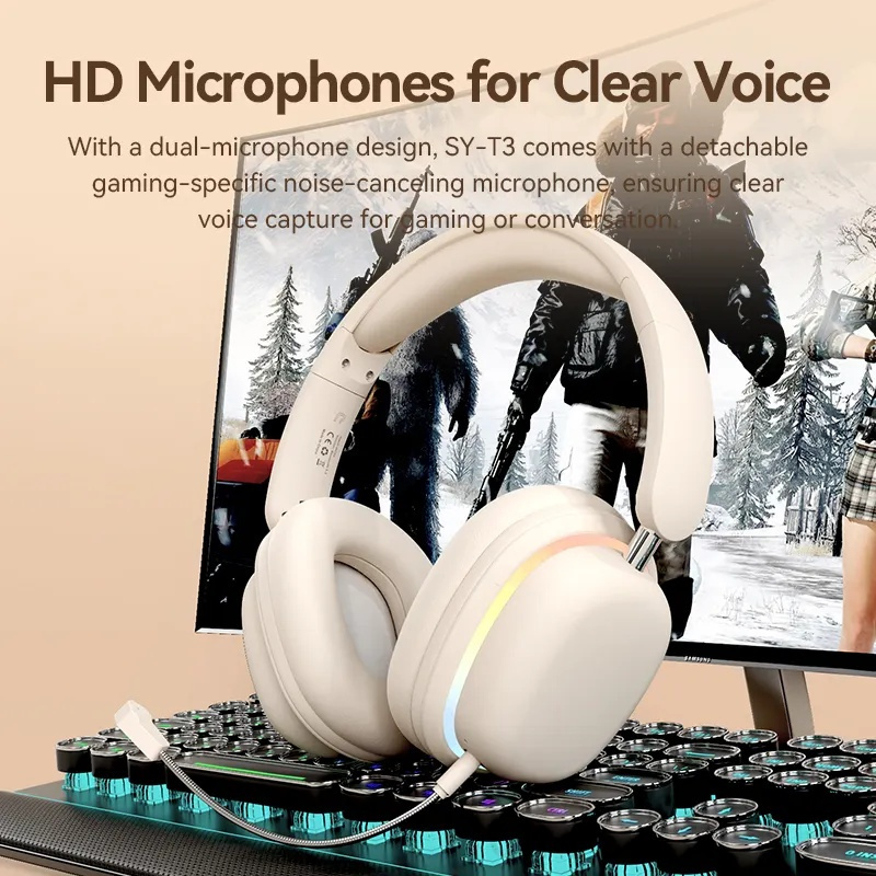 HIFI Stereo Wireless Bluetooth - огляд і ціна Gaming Headset With Mic Rgb